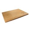 BambooMN Custom Laser Engraved Bamboo Cutting Board - Family Name Circle 2-1 Piece - 24" x 17.25" x 1" (Grooved) view 2
