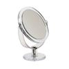 Dual Sided 10X Magnification 7" Rubberized Vanity Mirror in Clear view 1