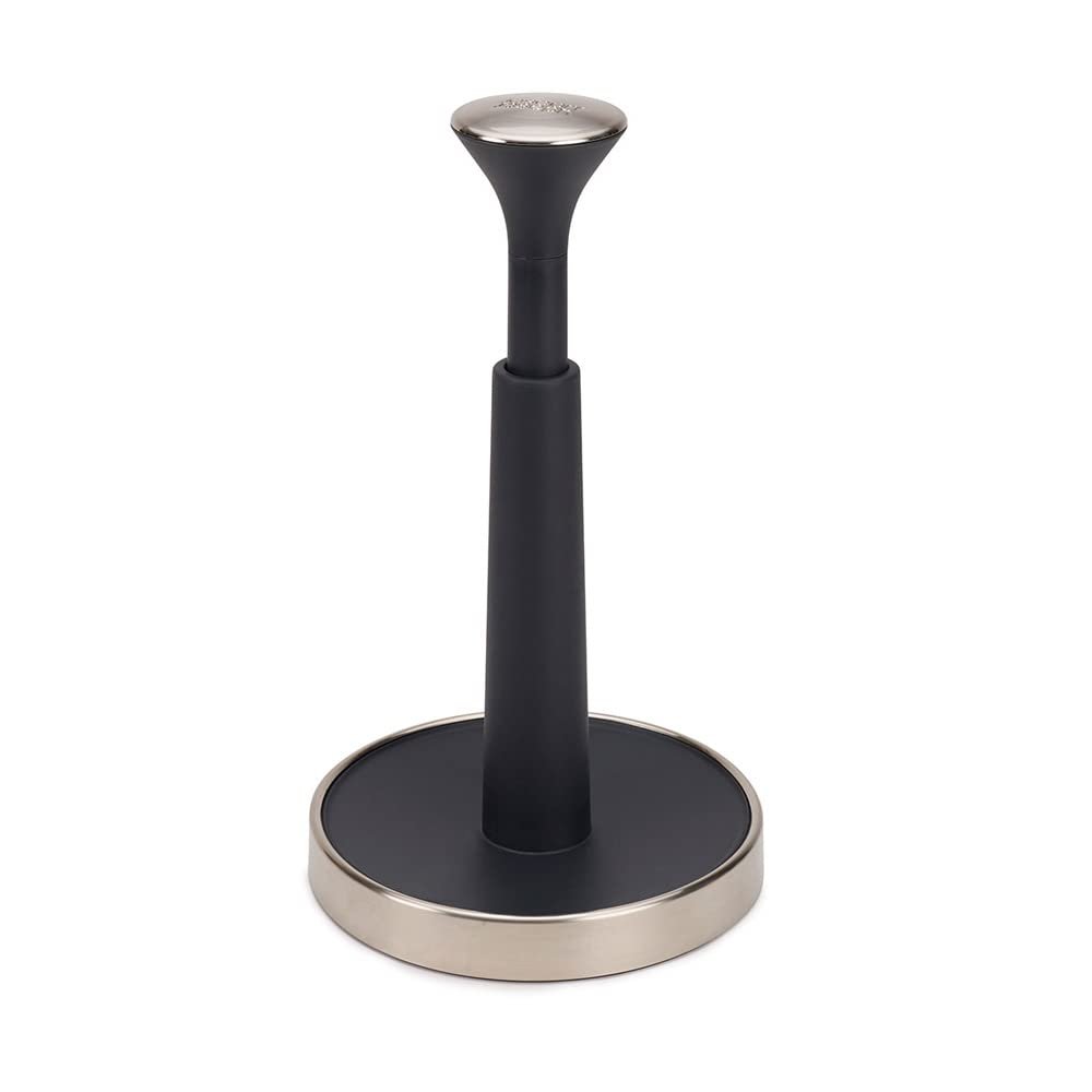 Joseph Joseph 85140 Push & Tea Kitchen Paper Holder, Kitchen Storage, Gray, Genuine Product