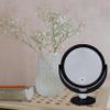 Dual Sided 10X Magnification 7" Rubberized Vanity Mirror in Black view 2