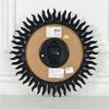 American Style Wall Clocks Creative European Style Retro Clocks Cafe Hotel Bar Office Kitchen Living Room Sun Shape Art Silent Wall-Mounted Clock - Diameter 48cm (Color : Light Gold) view 3