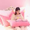 Bedside Backrest Pillow Children Crown Bed Cushion Pink Big Back Cloud Cute Headboard Soft Bag Fabric Princess Bed Pillow,B-1.8m view 3