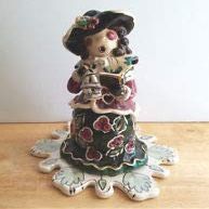 Large Christmas Caroler by Heather Goldmial for Blue Sky Corp 2001