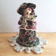 Large Christmas Caroler by Heather Goldmial for Blue Sky Corp 2001
