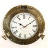 11.5" Antique Marine Brass Ship Porthole Clock Nautical Wall Clock Home Decor view 1