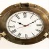 11.5" Antique Marine Brass Ship Porthole Clock Nautical Wall Clock Home Decor view 2