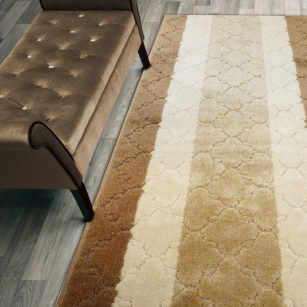 14 Ft Long Beige Kitchen Hallway Runner Rug, Non-Slip Washable 26" X 14' Rubber Backed Carpet, Custom Size Floor Mat for Entryway Stairs Bedroom Bathroom Laundry Room