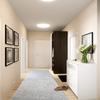 15 Ft Long Non-Slip Washable Carpet Runner Rug with Rubber Backing (26" X 15'), Custom Floor Mat for Kitchen Hallway Stairs Bedroom Bathroom Entry, Scroll Light Silver, Your Choice of Length view 3
