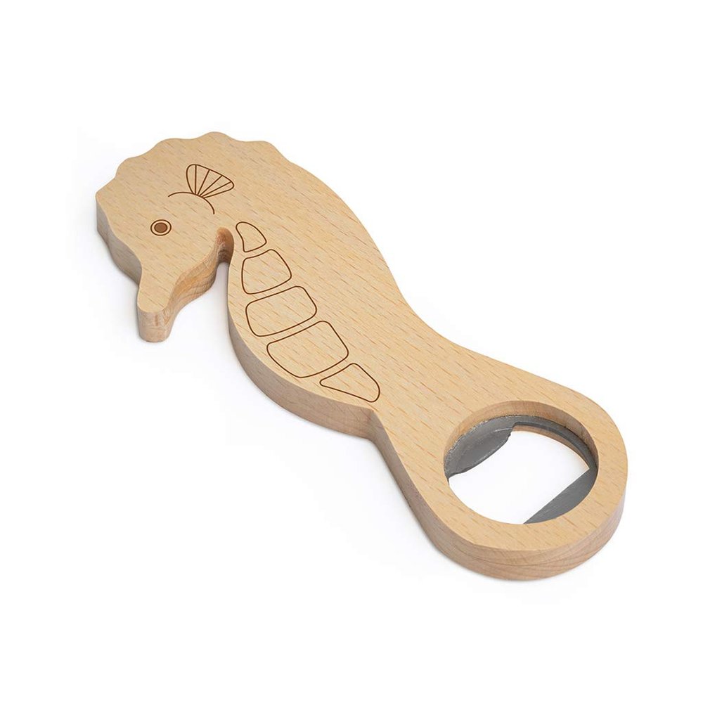 Balvi Seahorse Bottle Opener Wood/Stainless Steel