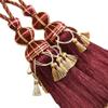1 Pair European Style Tassels Curtain Tiebacks Curtain Decor Bandage Curtain Rope Tiebacks with Tassels (Red) view 1