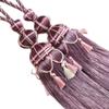 1 Pair European Style Tassels Curtain Tiebacks Curtain Decor Bandage Curtain Rope Tiebacks with Tassels (Purple) view 1