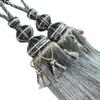1 Pair European Style Tassels Curtain Tiebacks Curtain Decor Bandage Curtain Rope Tiebacks with Tassels (Gray) view 1