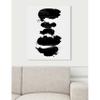 The Oliver Gal Artist Co. Abstract Wall Art Canvas Prints 'Perfect Balance Noir' Home Dcor, 20" x 24", Black, White view 1