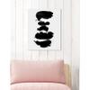 The Oliver Gal Artist Co. Abstract Wall Art Canvas Prints 'Perfect Balance Noir' Home Dcor, 20" x 24", Black, White view 2