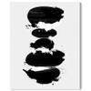 The Oliver Gal Artist Co. Abstract Wall Art Canvas Prints 'Perfect Balance Noir' Home Dcor, 20" x 24", Black, White view 3
