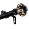 InStyleDesign Sycamore 1 inch Diameter Adjustable Curtain Rod Bronze 120 to 170 inches Bronze Finish view 3
