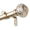 InStyleDesign Sycamore 1 inch Diameter Adjustable Curtain Rod Bronze 120 to 170 inches Bronze Finish view 4
