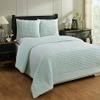 Better Trends 100% Cotton Comforter Set, Olivia Comforter Collection in Turquoise, King Size - CottonTufted, Unique Luxury Bedding, Soft and Plus, Machine Washable & Tumble Dry view 3