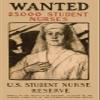 Magnet Wanted 25000 Nurses 1917 World War I Nursing Magnet Vinyl Magnetic Sheet for Lockers, Cars, Signs, Refrigerator 5" view 1