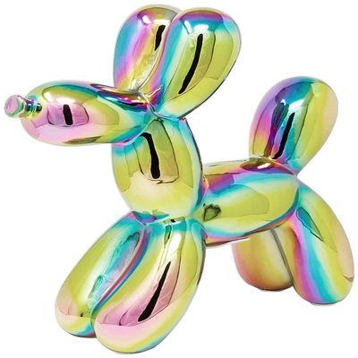 Interior Illusions Plus Iridescent Ceramic Dog Piggy Bank-12 Tall
