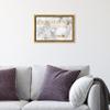 The Oliver Gal Artist Co. Fashion and Glam Contemporary Canvas Art - Parisian Road Sign, Wall Art for Living Room, Bedroom, and Bathroom, 15 in x 10, White and Gold Home Decor view 4
