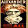 Magnet Alexander Knows All Sees All Fortune Teller Classic 1910 Magic PostMagnet Vinyl Magnetic Sheet for Lockers, Cars, Signs, Refrigerator 5" view 1