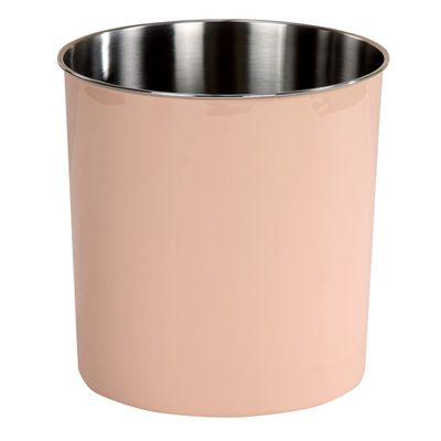 Better Trends Trier Bath Accessories Coll is impeccably Design Crafted to add Enduring Style for Exceptional Elegance to Bathroom 100% Stainless Steel in Vibrant Colors, Waste Basket, Lt Beige