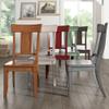 Inspire Q Eleanor Panel Back Wood Dining Chair (Set of 2) by Classic Antique Black Antique,Wood Finish view 2