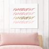 The Oliver Gal Artist Co. Typography and Quotes Wall Art Canvas Prints 'Feminist Gold' Home Dcor, 20" x 24", Pink, White view 3