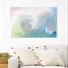 The Oliver Gal Artist Co. Abstract Wall Art Canvas Prints 'Joy Waves' Home Dcor, 24" x 20", White, Blue view 4