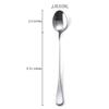 9-inch Long Handle Stirring Spoon, Ice Tea Coffee Spoon, Stainless Steel Cocktail Mixing Spoons - Set of 8 view 2