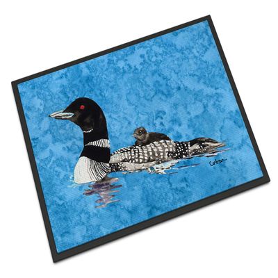 Caroline's Treasures 8718MAT Loon Door Mat Indoor Rug or Outdoor Welcome Mat 18X27 Doormat, 18H X 27W, Multicolor