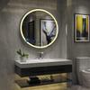Chloe Speculo Embedded LED Mirror 4000K Warm White 28" Wide view 4