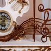 CLOCKZHJI Retro Creative Mantel/Mantle Clock Rhythm Resin Violin Desk Clocks Decoration (Color : Light Yellow) view 4