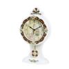 CLOCKZHJI Desk Clock and Shelf Clock Retro Mantel/Mantle Rhythm Quartz Clock Wooden Living Room Desk Shelf Clocks Decoration view 1