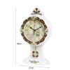 CLOCKZHJI Desk Clock and Shelf Clock Retro Mantel/Mantle Rhythm Quartz Clock Wooden Living Room Desk Shelf Clocks Decoration view 3