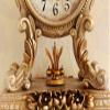 CLOCKZHJI European Retro Mute Desktop Clock Living Room Bedroom Clock Creative Clock Home Clocks (Color : Brown) view 4