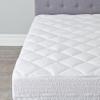 BrylaneHome Bed Tite Mattress Pad - Queen, White view 1