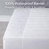 BrylaneHome Dual-Sided Waterproof Quilted Mattress Pad - Full, White view 2