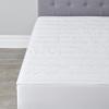 BrylaneHome Dual-Sided Waterproof Quilted Mattress Pad - Queen, White view 2