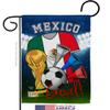 World Cup Mexico Soccer Garden House Flags Set Sports Game Goal Ball Football Entertainment Activity Physical Small Decorative Gift Yard Banner Made In USA 28 X 40 view 4