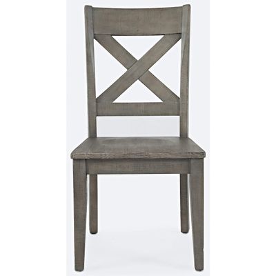Jofran Outer Banks X-Back Chair - Driftwood Dining Set