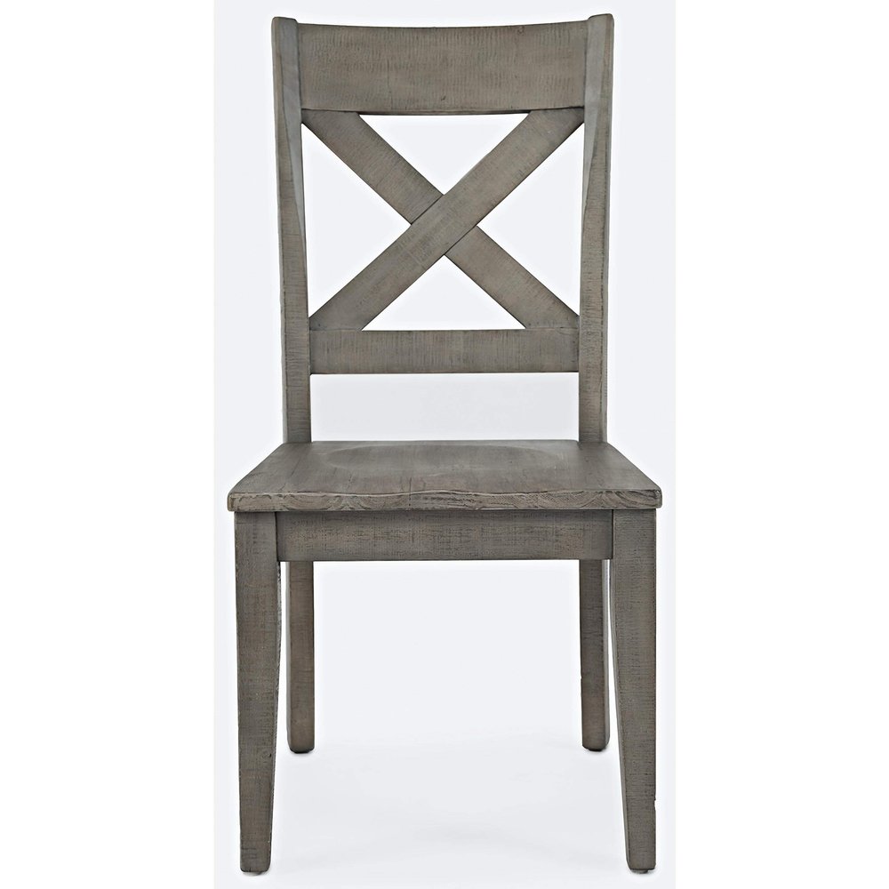 Jofran Outer Banks X-Back Chair - Driftwood Dining Set