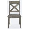Jofran Outer Banks X-Back Chair - Driftwood Dining Set view 1