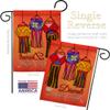 Festival Of Lights Garden Flag Set with Stand Celebration Diwali Deepavali Hindus Religious Small Decorative Gift Yard House Banner Made In USA 13 X 18.5 view 3