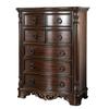 Benjara Benzara Transitional Wooden Chest With Antique Drawer Pulls, Brown, view 4