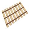Full Size Wood Bed Slats - Cut to The Custom Bed Width of Your Choice Attached with Three Heavy Duty Thick Brown Straps-Help Support Your Box Spring and Mattress (56" Wide) view 1