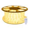ollrieu 98.4ft Outdoor Rope Lights Waterproof Warm White, Connectable Flexible 110V Plug Thick Cool Clear Tube 3000K LED Rope Lights for Patio, Pool, Camping, Bedroom Decor, Indoor view 1