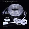 ollrieu 98.4ft Outdoor Rope Lights Waterproof Warm White, Connectable Flexible 110V Plug Thick Cool Clear Tube 3000K LED Rope Lights for Patio, Pool, Camping, Bedroom Decor, Indoor view 3