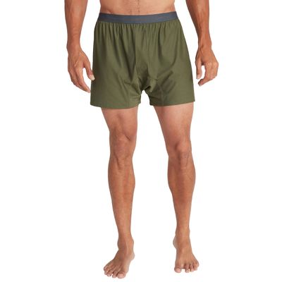 ExOfficio Men's Give-N-Go 2.0 Boxer, Breathable, Durable & Easy Clean Travel Underwear, Nori, Large